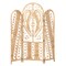 Bali & Pari Nadra Modern Bohemian Natural Brown Rattan Room Divider 236-13257-ZORO - alternate 1